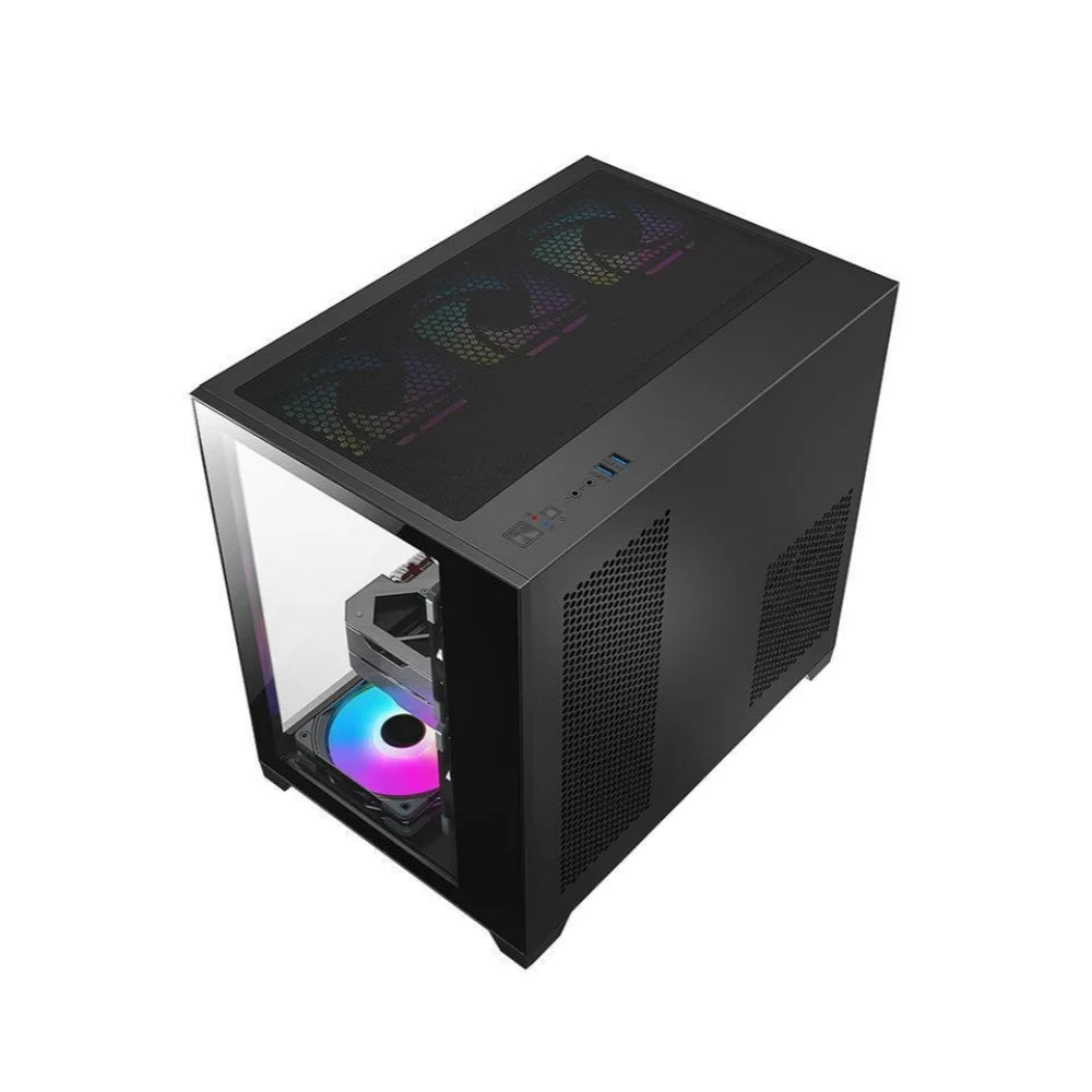 Gaming Desktop PC RTX 4070 , Intel Core I7 13700F, 1TB SSD, 32GB DDR5, Black, Windows 11 Home