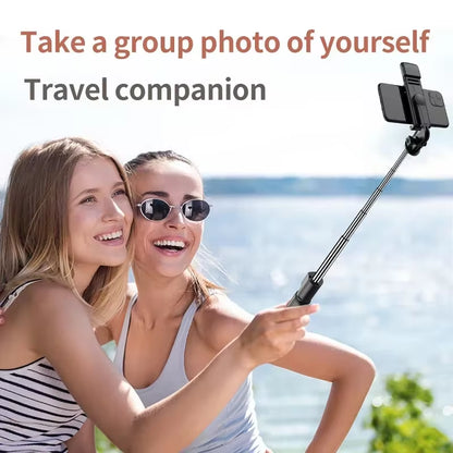 New 3 in 1 Wireless Selfie Tripod with Fill Light Bluetooth Shutter Remote Control Portable Foldable Monopod for Smart Phone