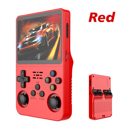 R36S Retro Handheld Video Game Console Linux System 3.5 Inch IPS Screen R35S Pro Portable Pocket Video Player 64GB Games