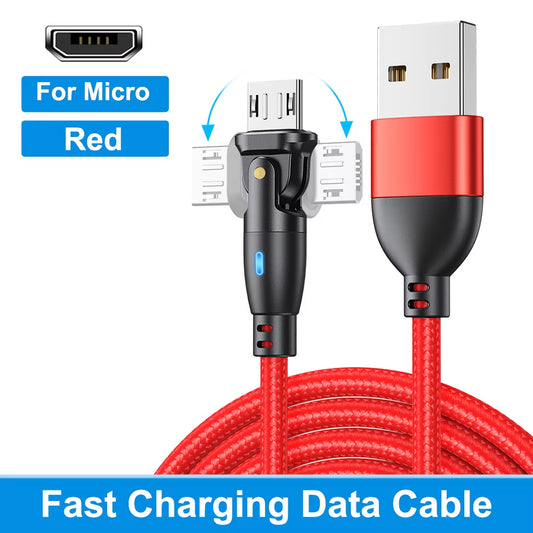 USB Type C Cable for Realme Huawei P30 3A Fast Charging Data Cord for Samsung Oneplus Poco F3 Iphone Charger Micro USB Wire