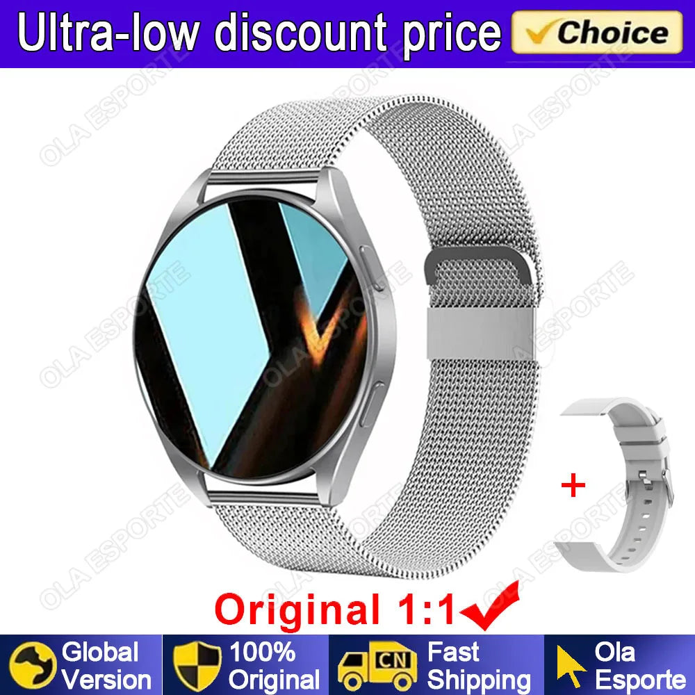 2024 New Bluetooth Call Smart Watch 6 Pro Heart Rate Custom Dials Sport Men Woman Smarthwhatch Health Monitor Smartwatch for Man